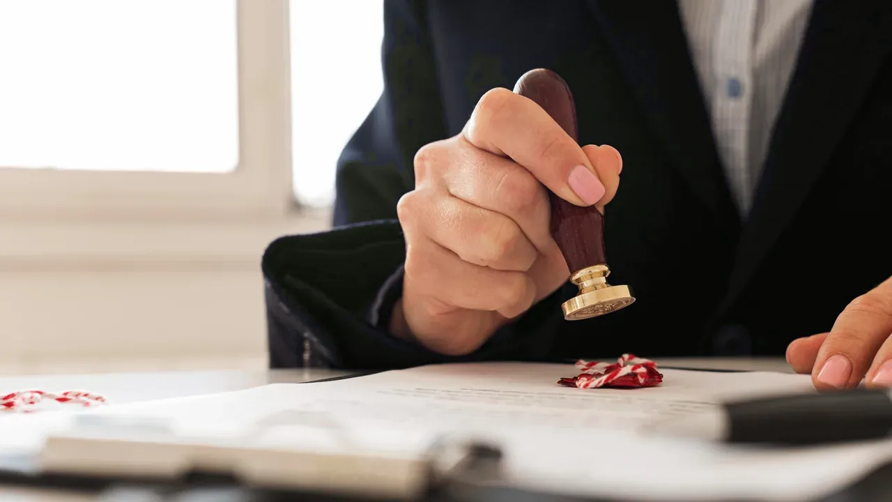 Apostille van de Nederlandse rechtbank op een officieel document